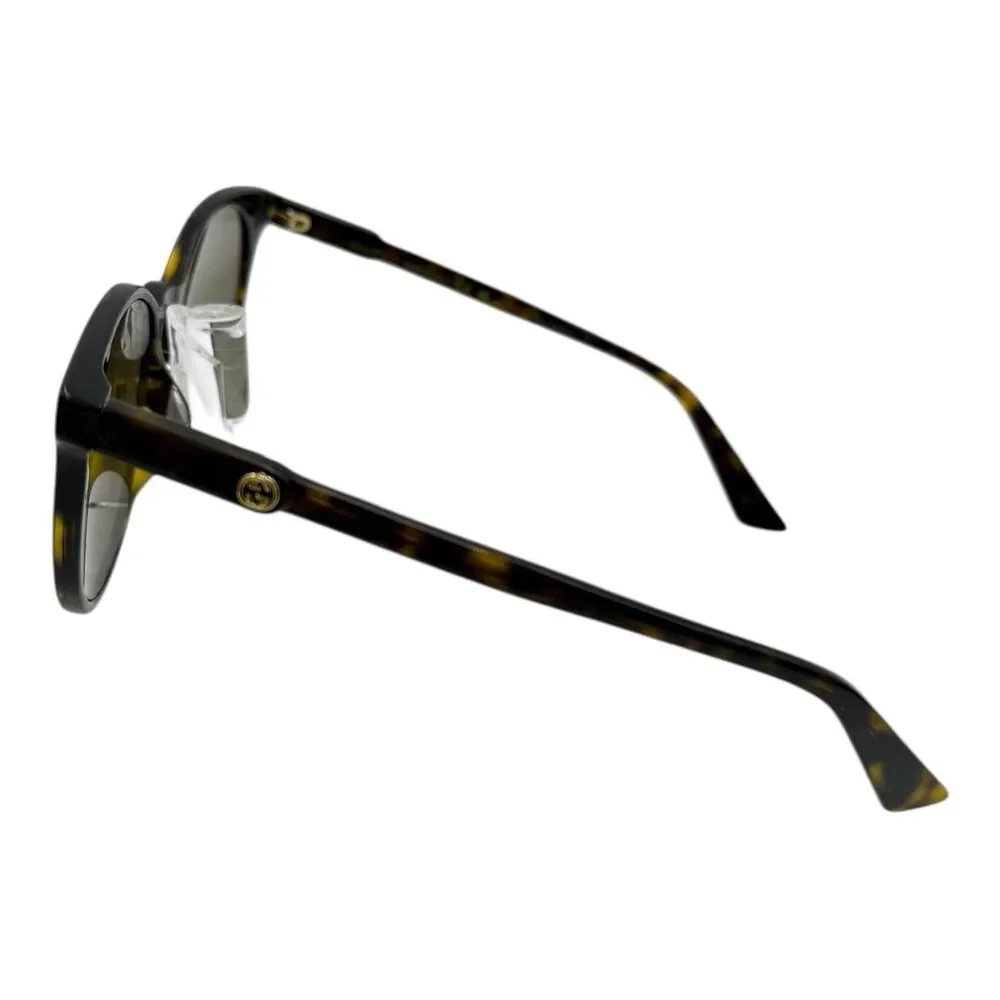 GUCCI GG0488S 002 Round Shape Sunglasses Dark Havana W Case